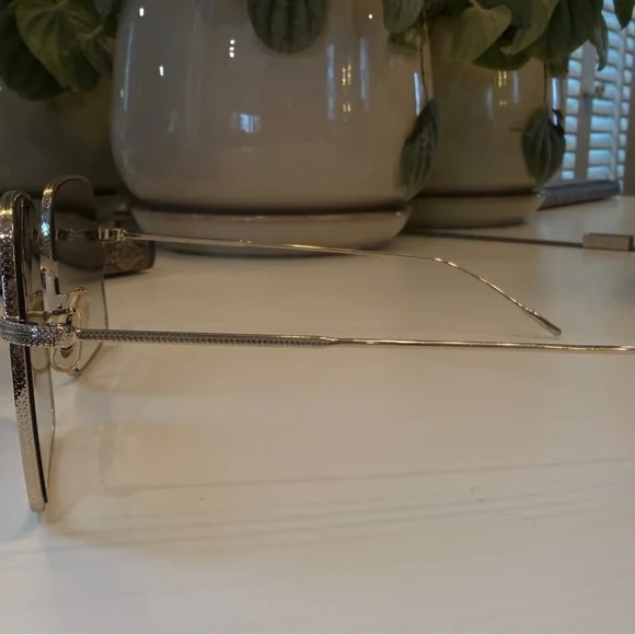 Authentic Oliver Peoples OV1236S 50358E Rassine Square Gold Sunglasses – w/ Case - Picture 7 of 9